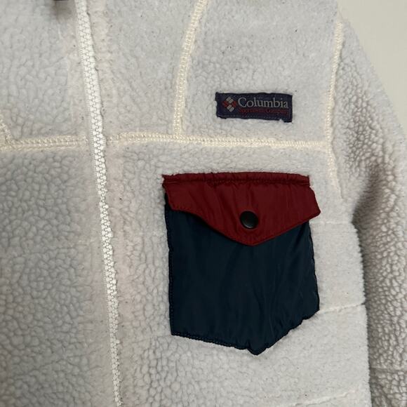 Columbia Women’s Small Mount Tabor Fleece Full Zip Sherpa Jacket Coat - Picture 3 of 9